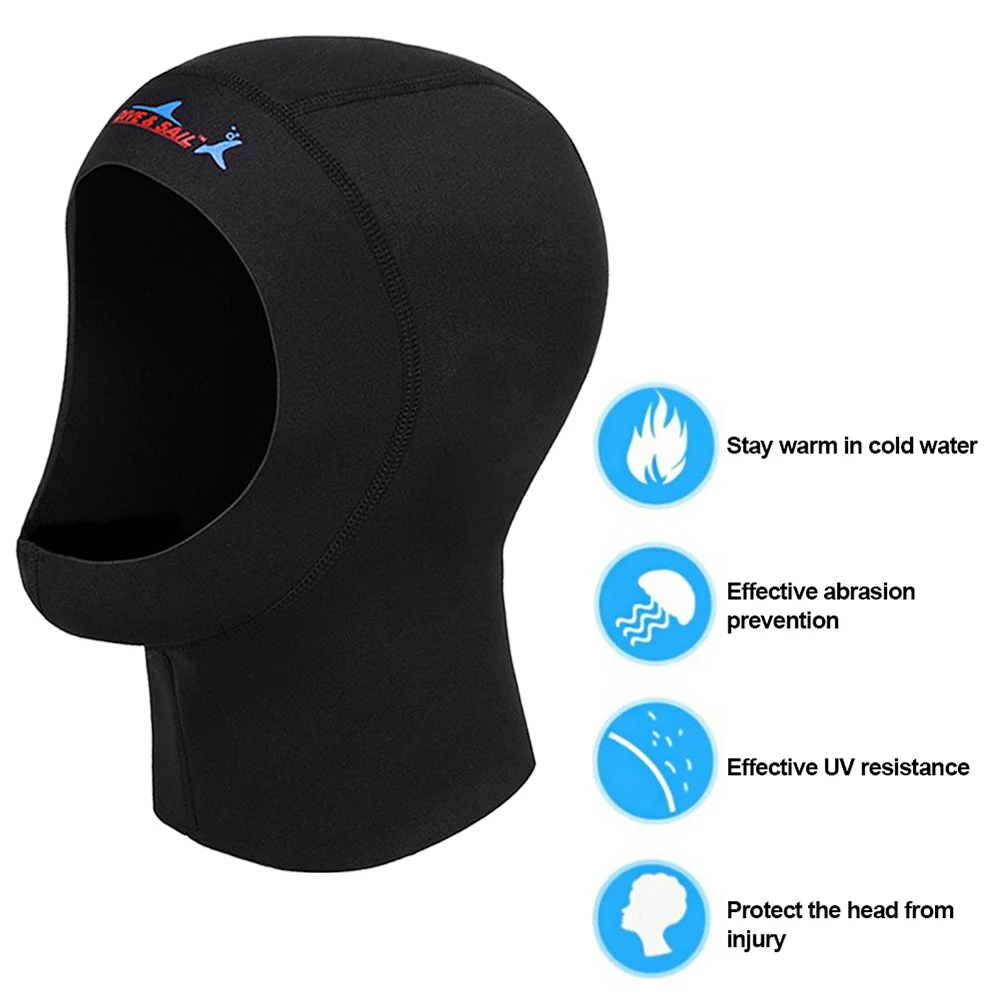 Aquatic Sports Cap - Maska do nurkowania z neoprenu 1mm,
