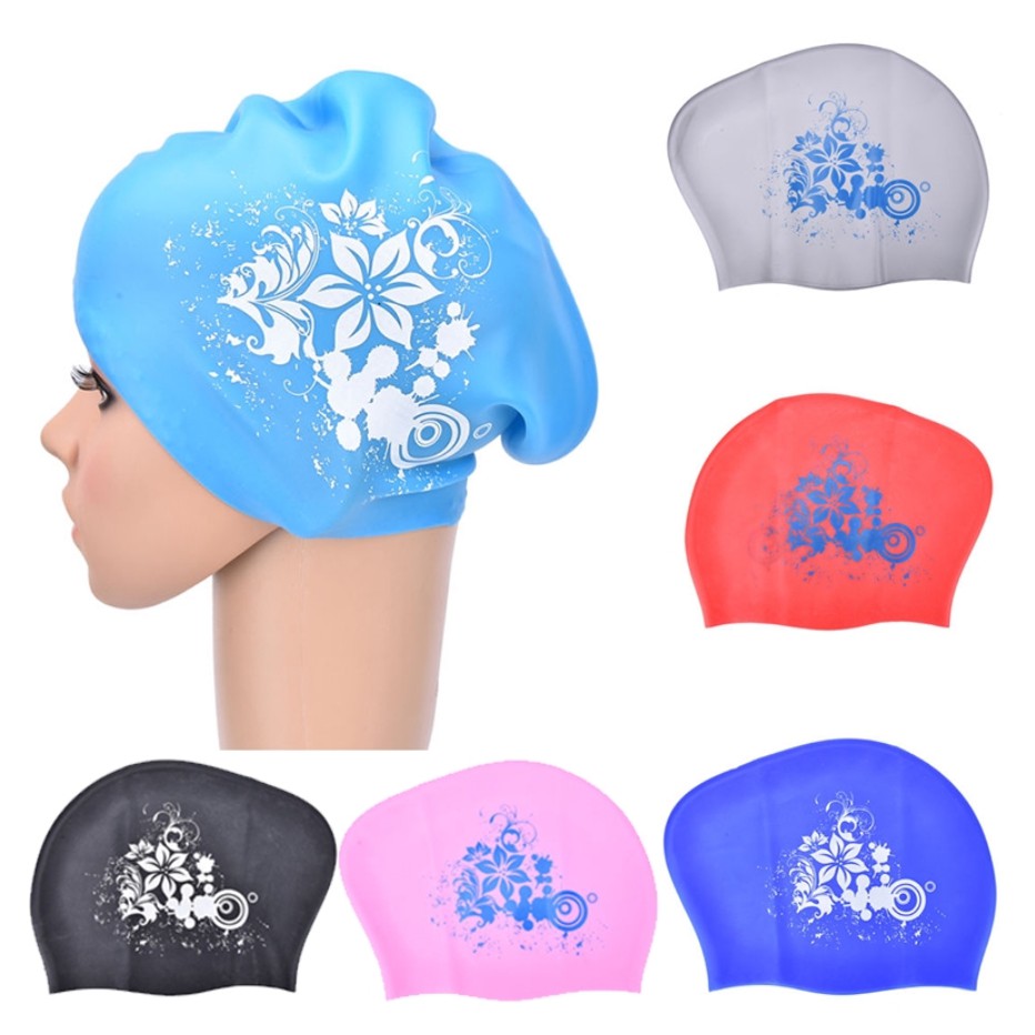 Aquatic Sports Cap - Silikonowy czepek do pływania dla długich