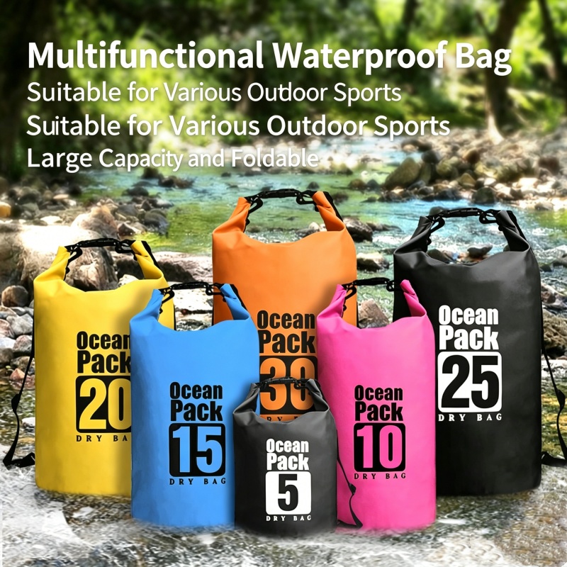Dry Bag Roll Top - Wodoodporny worek do pływania 5L/10L/20L/30L, torba
