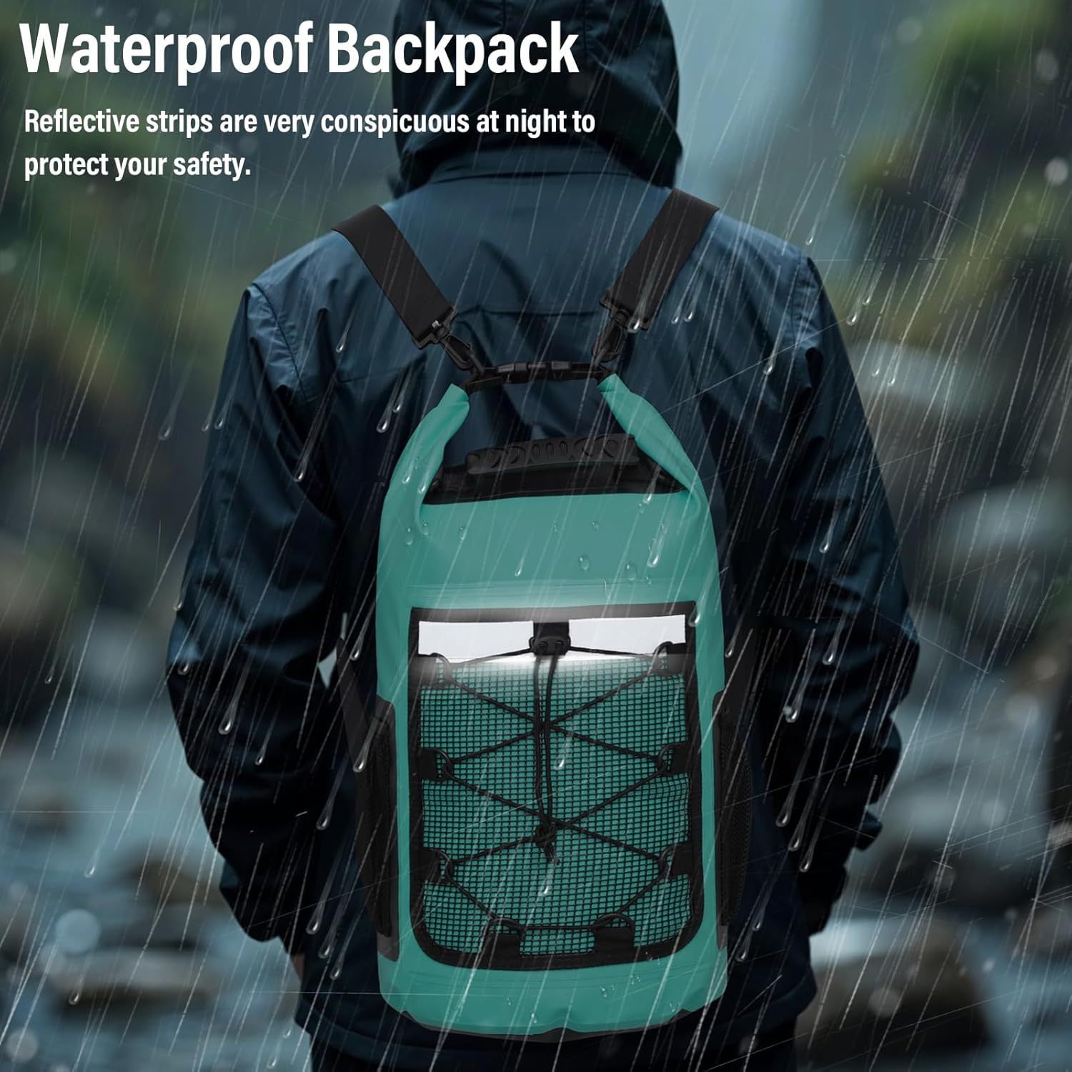 Dry Bag Roll Top - Wodoodporny plecak 20/30L do sportów outdoorowych,