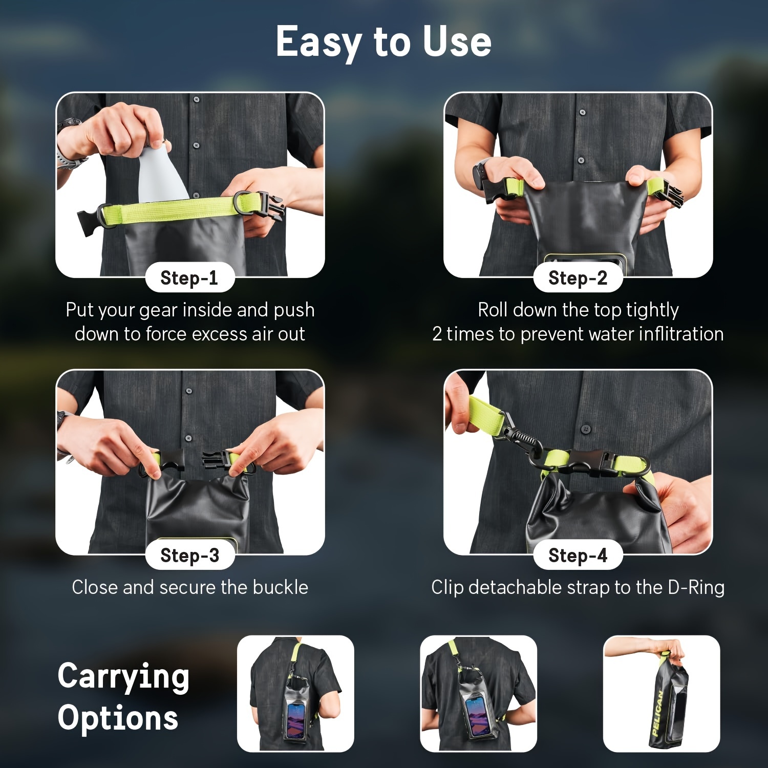 Wodoodporny worek suchy - Wodo – Dry Bag Roll Top recenzja i cena