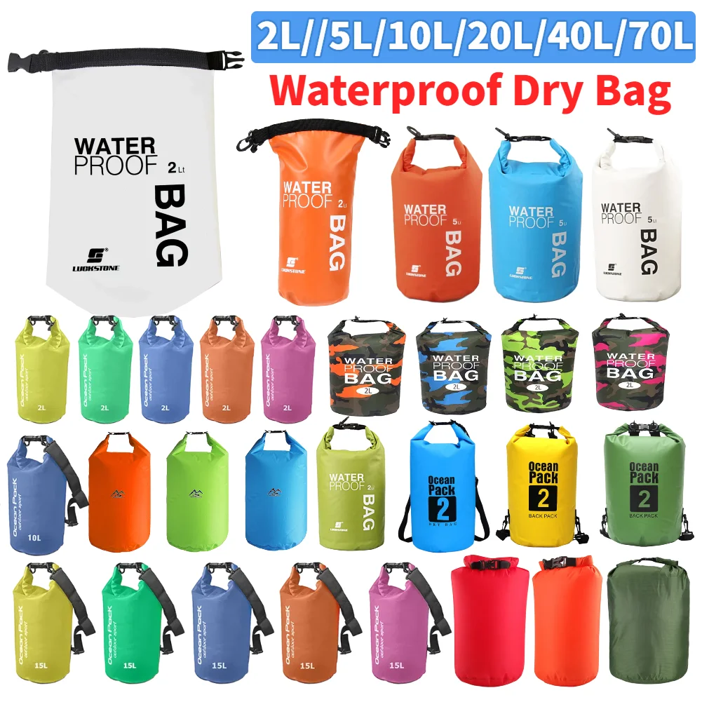 Wodoodporny worek PVC 2L/5L/10 – Dry Bag Roll Top recenzja i cena
