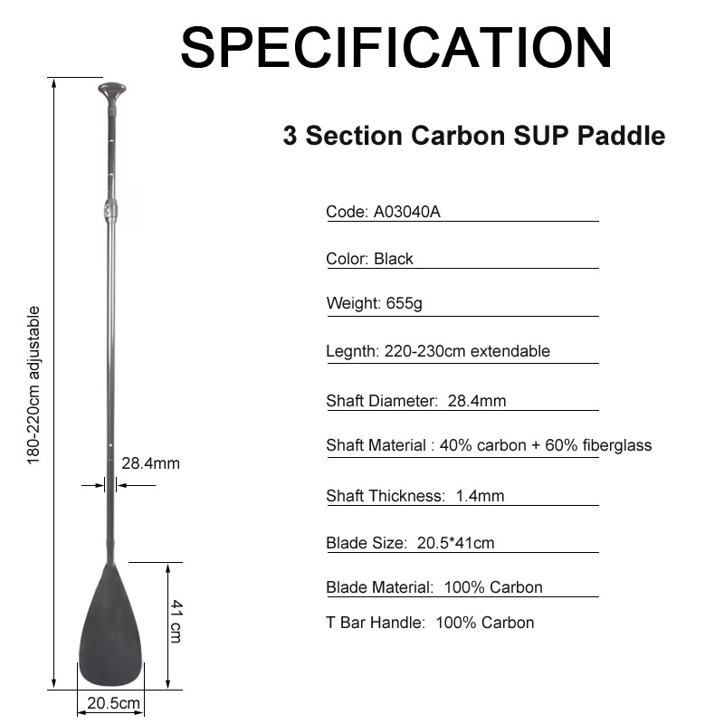 Lekkie wiosło karbonowe do spo – Kayak Paddle Carbon recenzja i cena